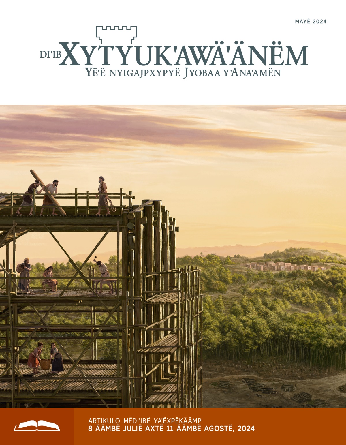 Noé mëdë fyamilyë tkojtë ja arkë. Jagam tam yaˈixy tuˈugë käjpn.