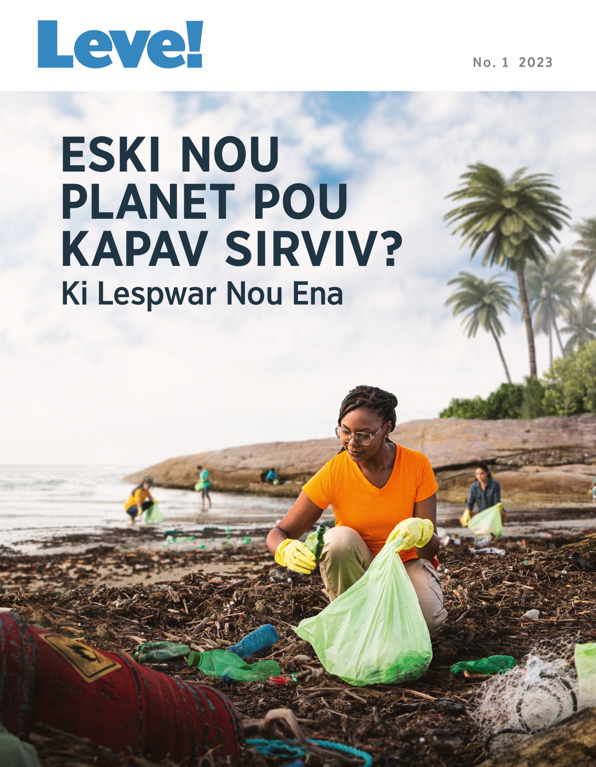 Enn group dimounn pe ramas salte lor enn laplaz.