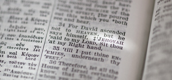 Nom Bondie Jéhovah dan bann Lekritir Grek Kretien