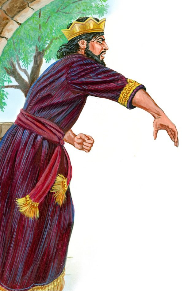 Разгневениот цар Саул