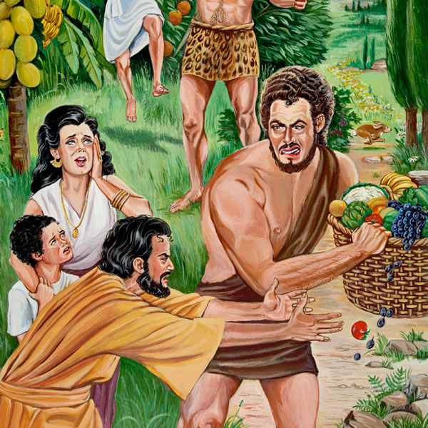 Еден џин му ја зема храната на едно семејство