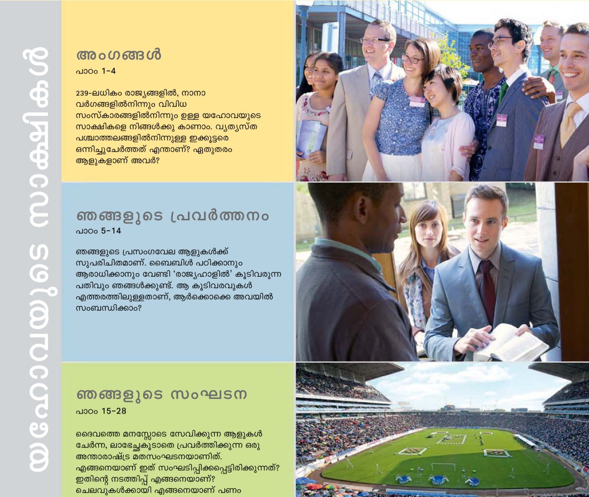ഇന്ന്‌ യഹോവയുടെ ഇഷ്ടം ചെയ്യുന്നത്‌ ആരാണ്‌? എന്ന ലഘുപത്രികയുടെ ഉള്ളടക്കം