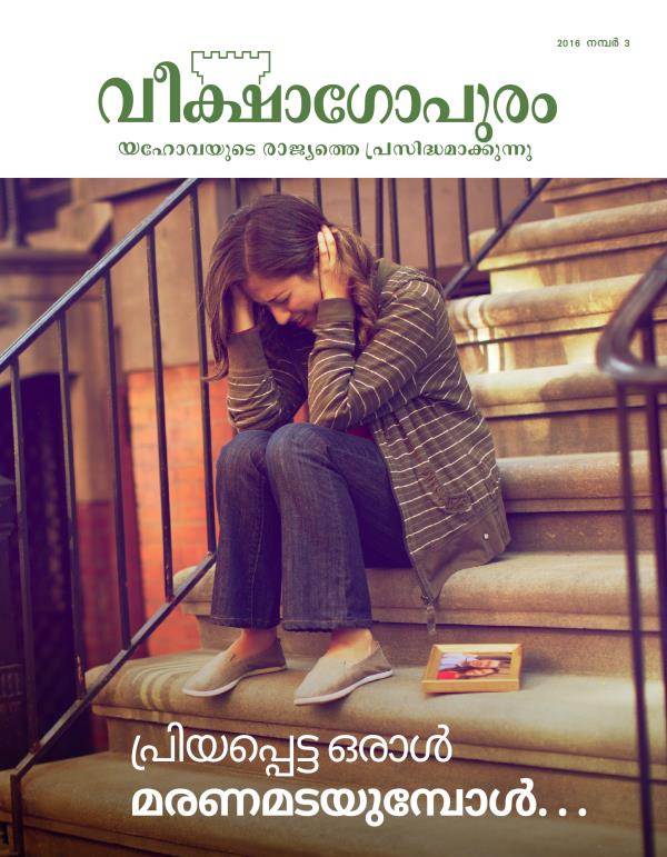 വീക്ഷാഗോപുരം മാസിക, 2016 നമ്പർ 3 | പ്രിയപ്പെട്ട ഒരാൾ മരണമടയുമ്പോൾ
