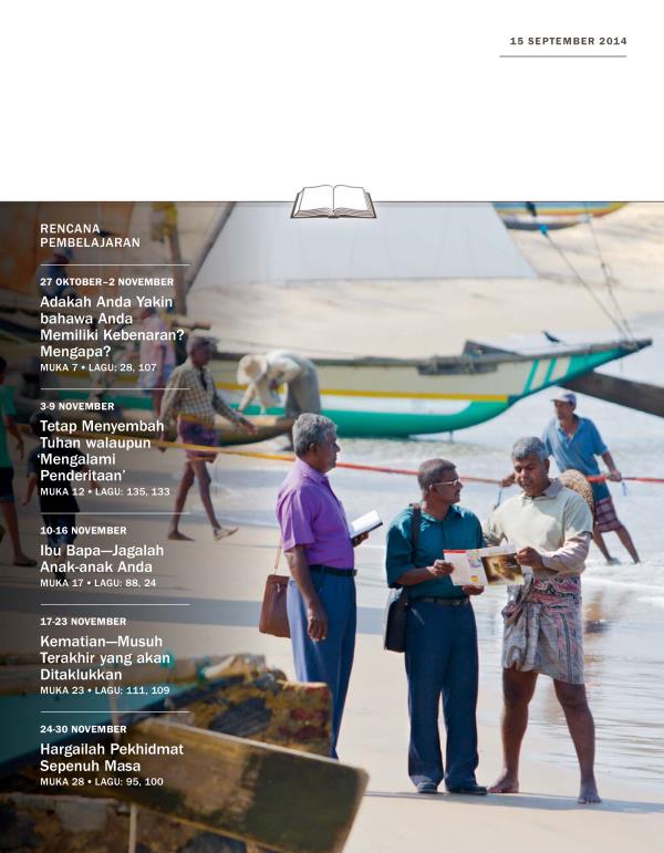 Muka depan majalah pembelajaran 15 September 2014