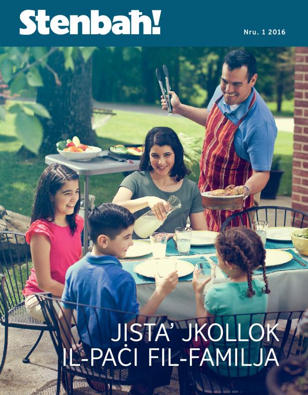 Stenbaħ! rivista, Nru. 1 2016 | Jistaʼ jkollok il-paċi fil-familja