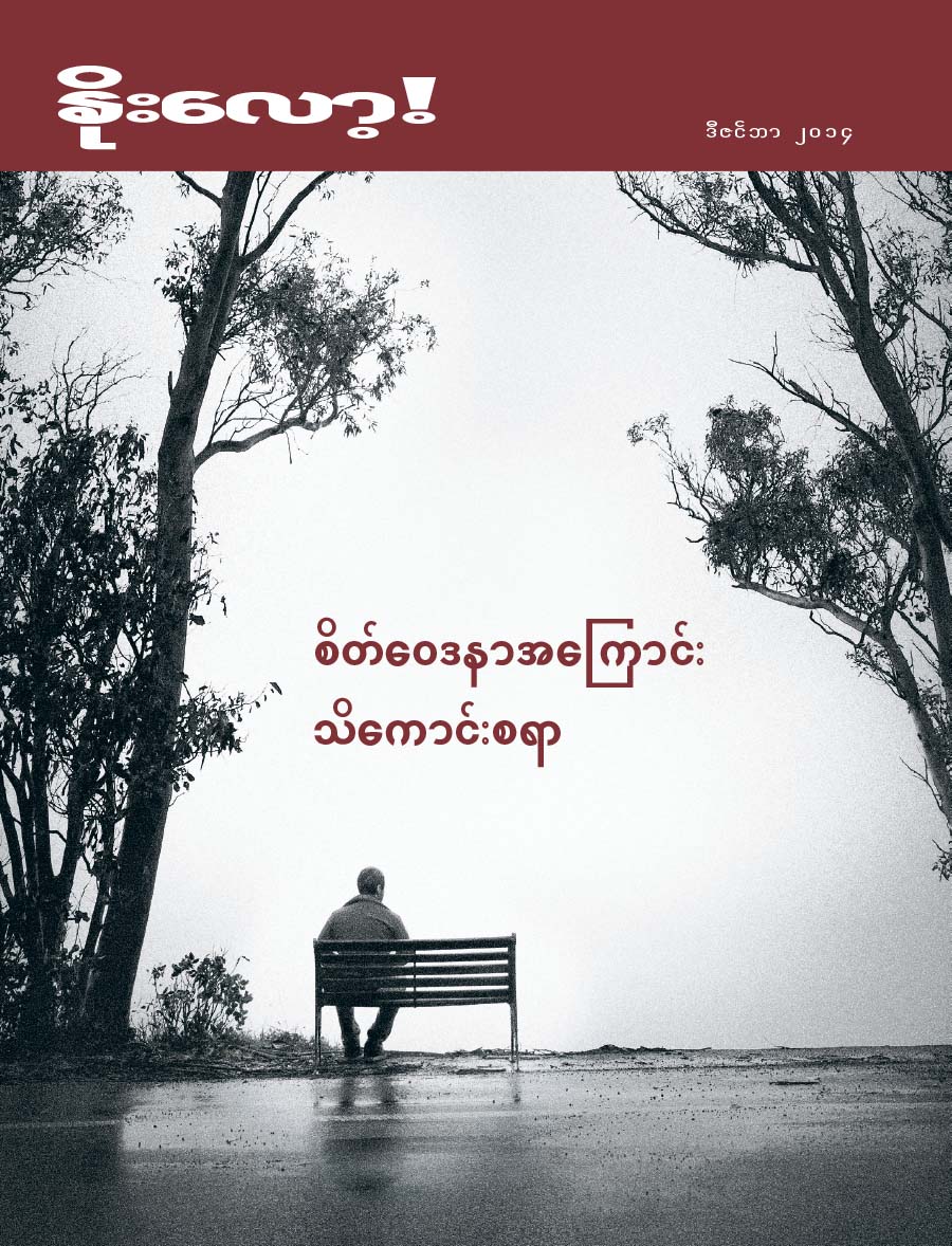 နိုးလော့! မဂ္ဂဇင်းရဲ့မျက်နှာဖုံး၊ ဒီဇင်ဘာ ၂၀၁၄ | စိတ်ဝေဒနာအကြောင်း သိကောင်းစရာ