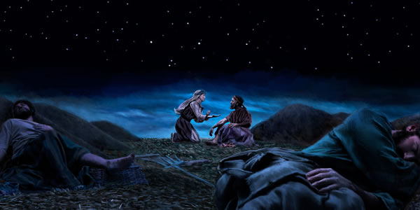 ညအချိန်မှာ ဗောဇကို ရုသ စကားပြောနေ