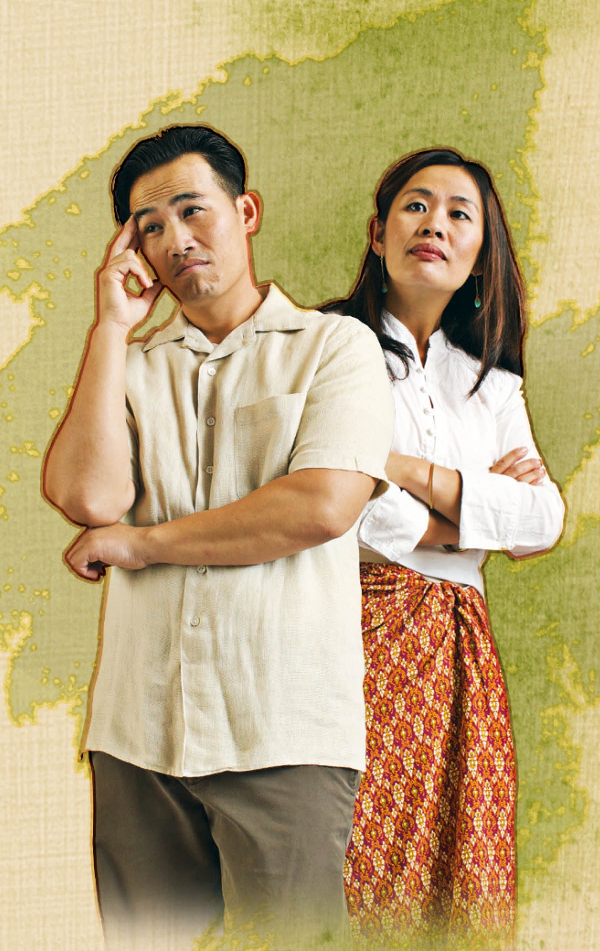 ကိုအောင်နိုင်နဲ့ မစန္ဒာတို့ စိတ်ဖိစီးနေကြစဉ်