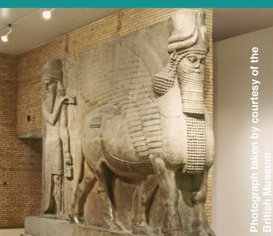 လူ့ခေါင်းနဲ့ အတောင်ပံ ပါတဲ့ နွားရုပ်တု