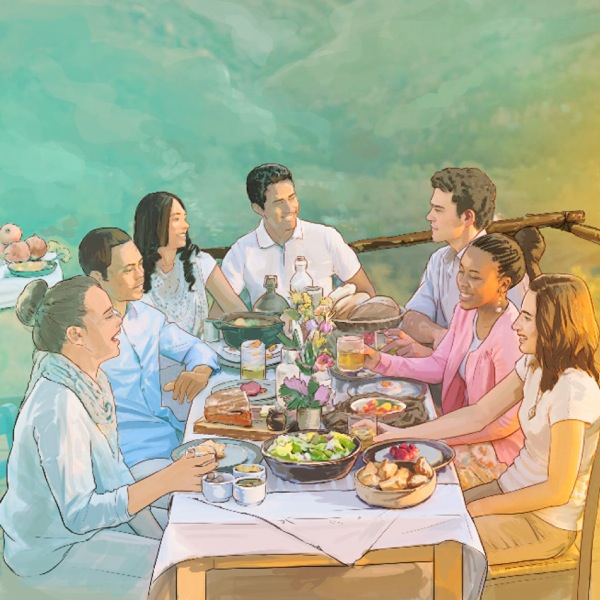 အလျှံပယ်ရှိနေတဲ့ အစားအစာတွေကို စားသုံးနေကြတဲ့သူတွေ