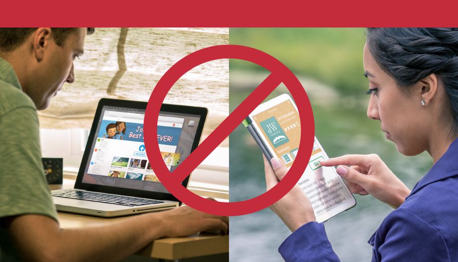 ယေဟောဝါသက်သေတွေရဲ့ မူပိုင်စာပေတွေကို ကိုယ်ပိုင်ဝက်ဘ်ဆိုက်တွေမှာ မတင်သင့်