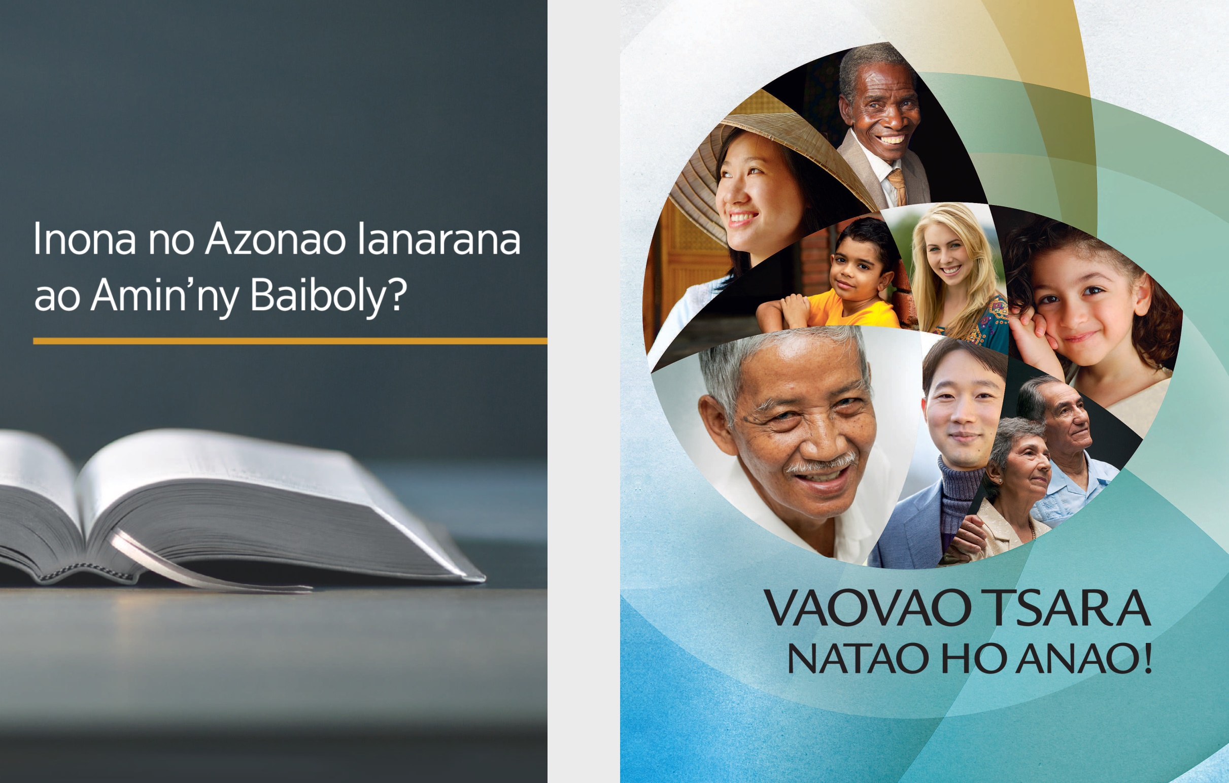 The book ‘What Can the Bible Teach Us?’ The brochure ‘Good News From God!’