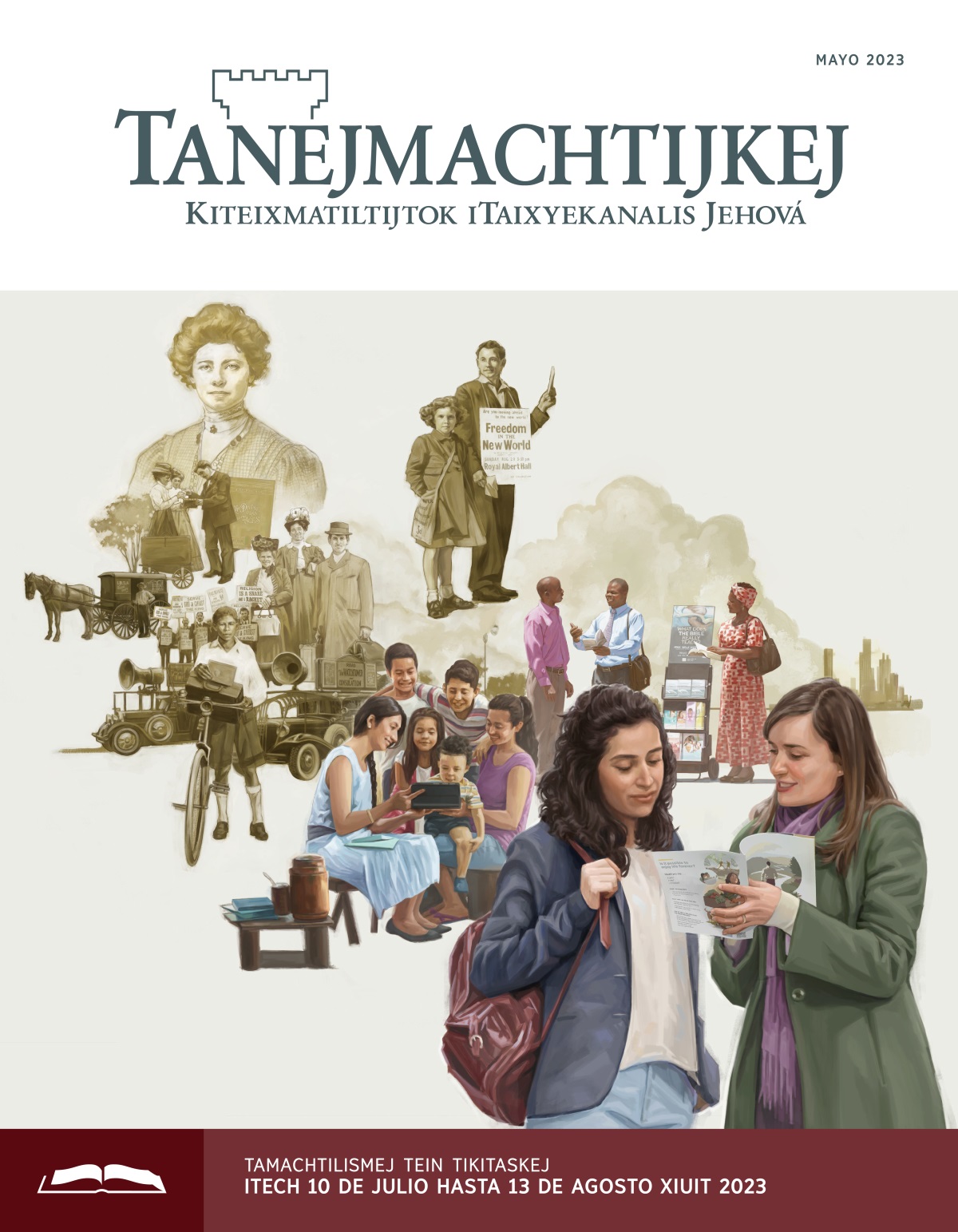 Tanejmachtijkej (tein ika timomachtiaj), mayo de 2023.