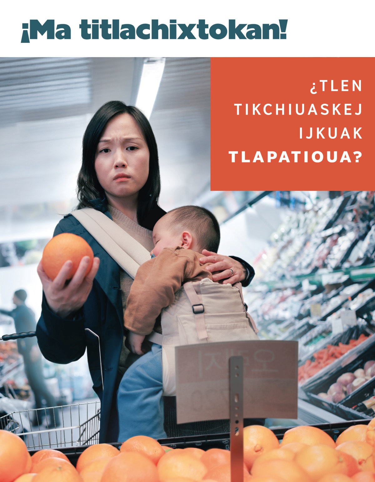 Se siuatl oyajki iuan ikonetsin tiankisko uan mota kitekipachoua opatiouak tlakilotl.