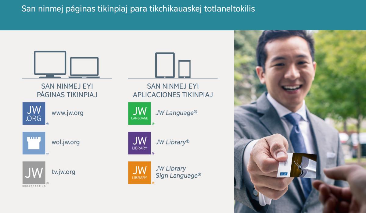 Páginas uan aplicaciones tlen tikinpiaj