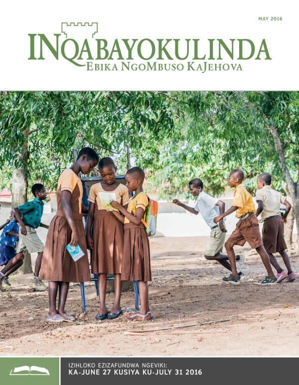 INqabayokulinda Efundwayo ka- May 2016