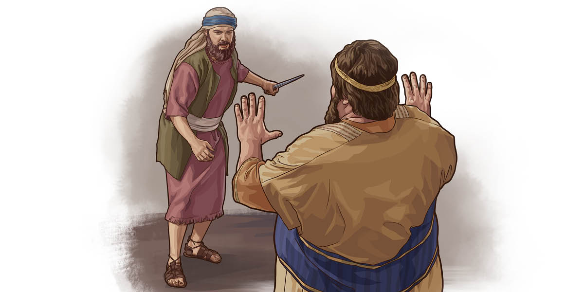 Ehud a yeluthila Eglon omwele.