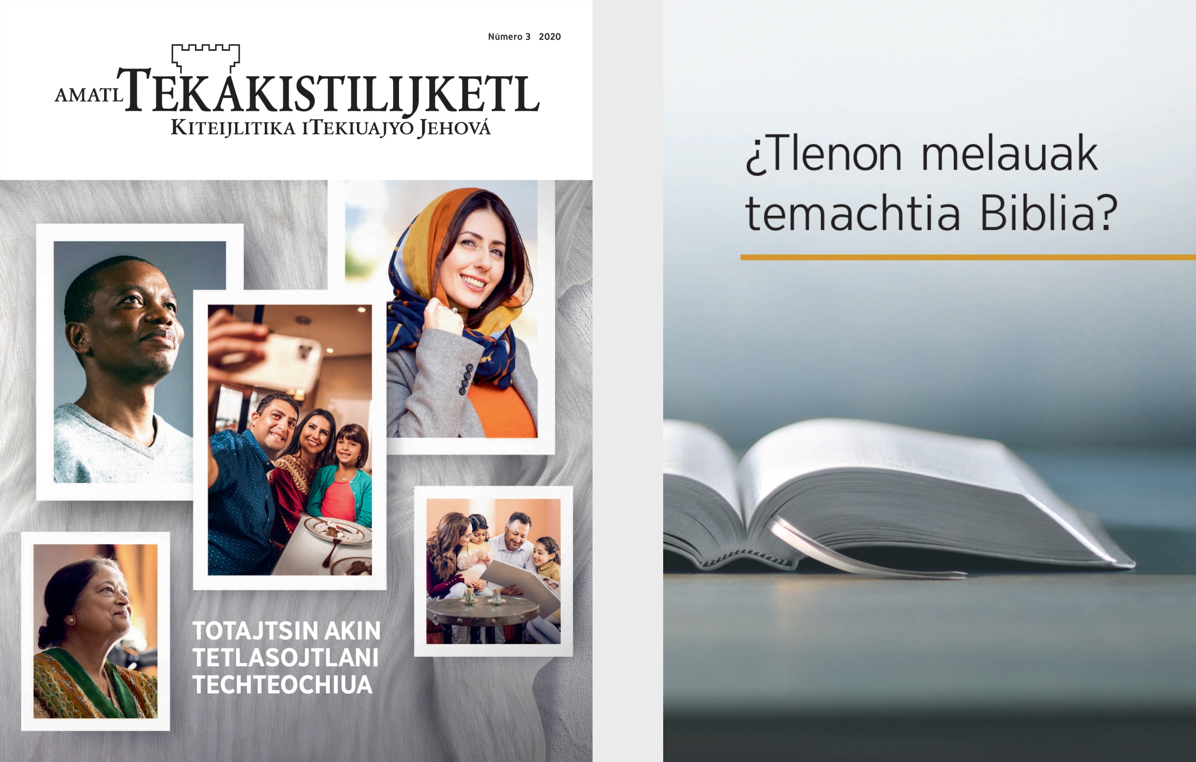 Libro ¿Tlenon melauak temachtia Biblia? niman Amatl Tekakistilijketl, núm. 3 2020
