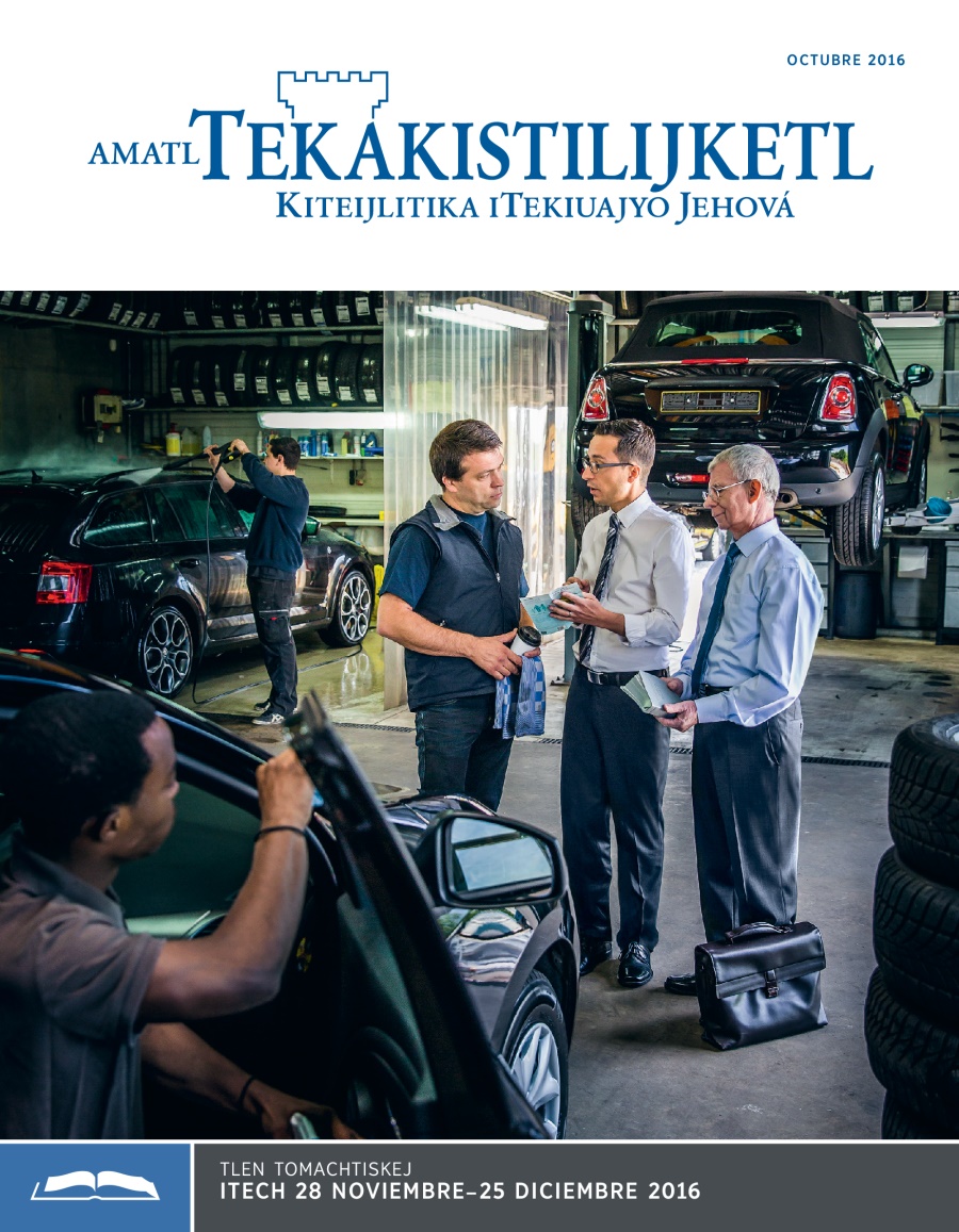 Amatl Tekakistilijketl tomachtiskej, octubre 2016