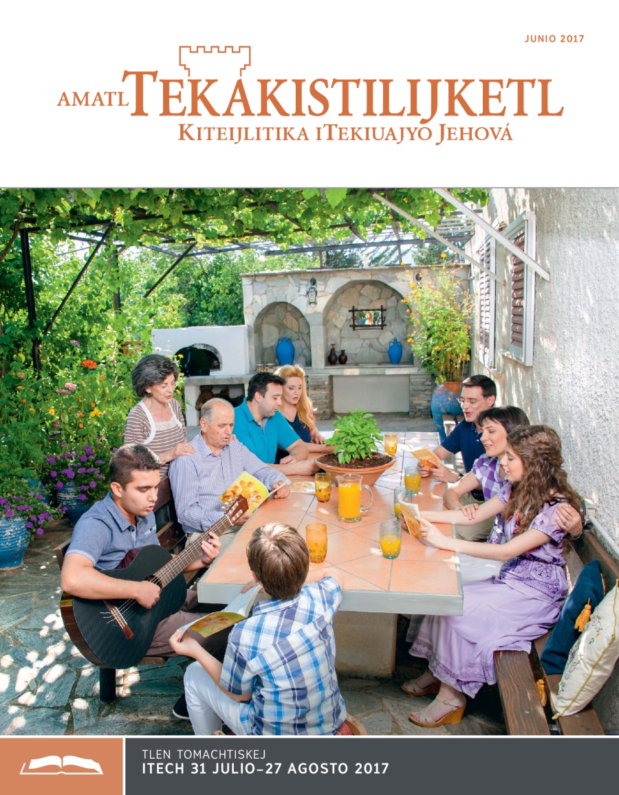 Amatl Tekakistilijketl (tlen tomachtiaj), junio 2017