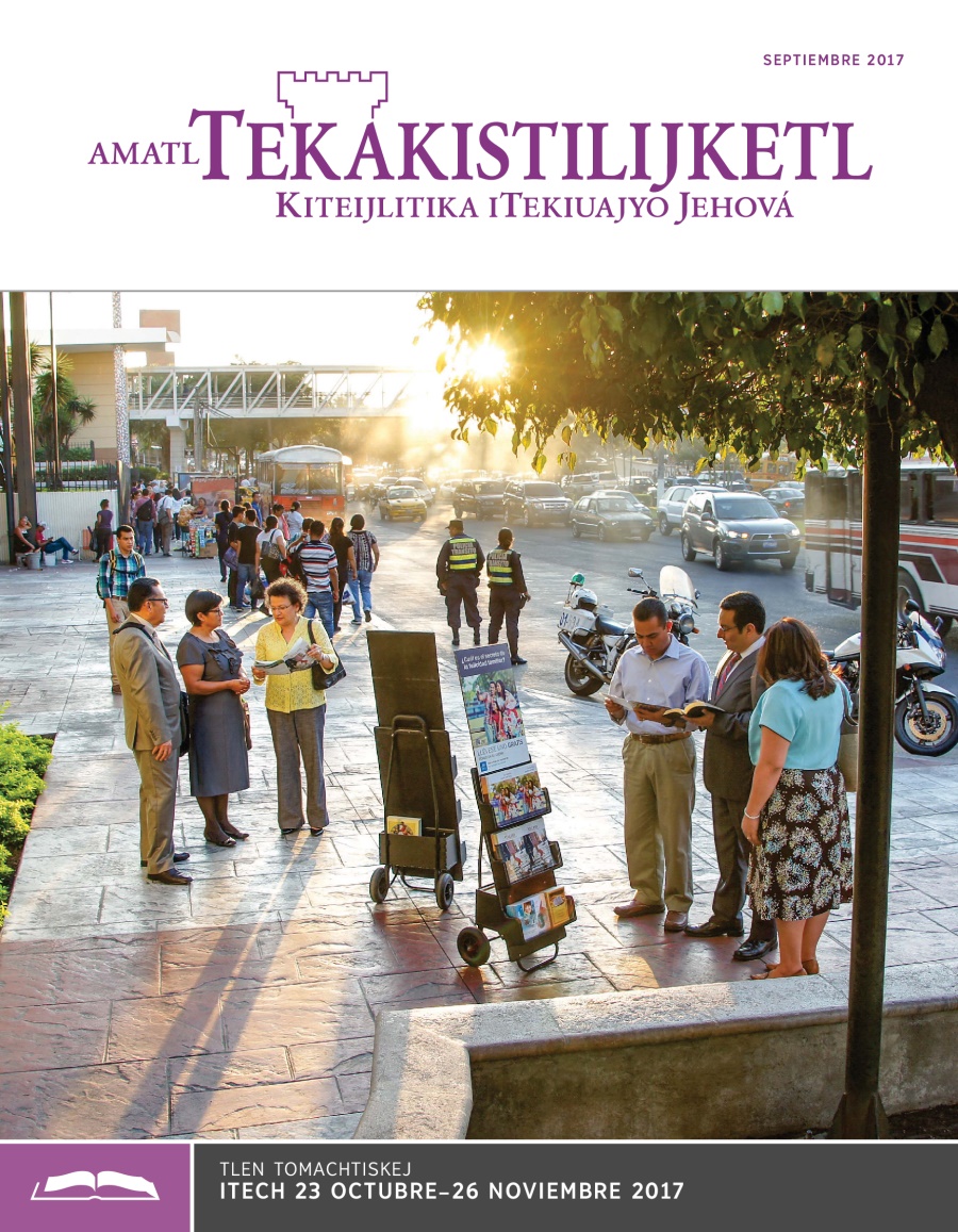 Amatl Tekakistilijketl (tlen tomachtiaj), septiembre 2017