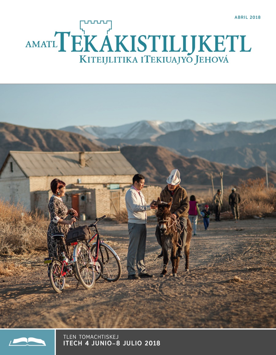 Amatl Tekakistilijketl (tlen tomachtiaj), abril 2018