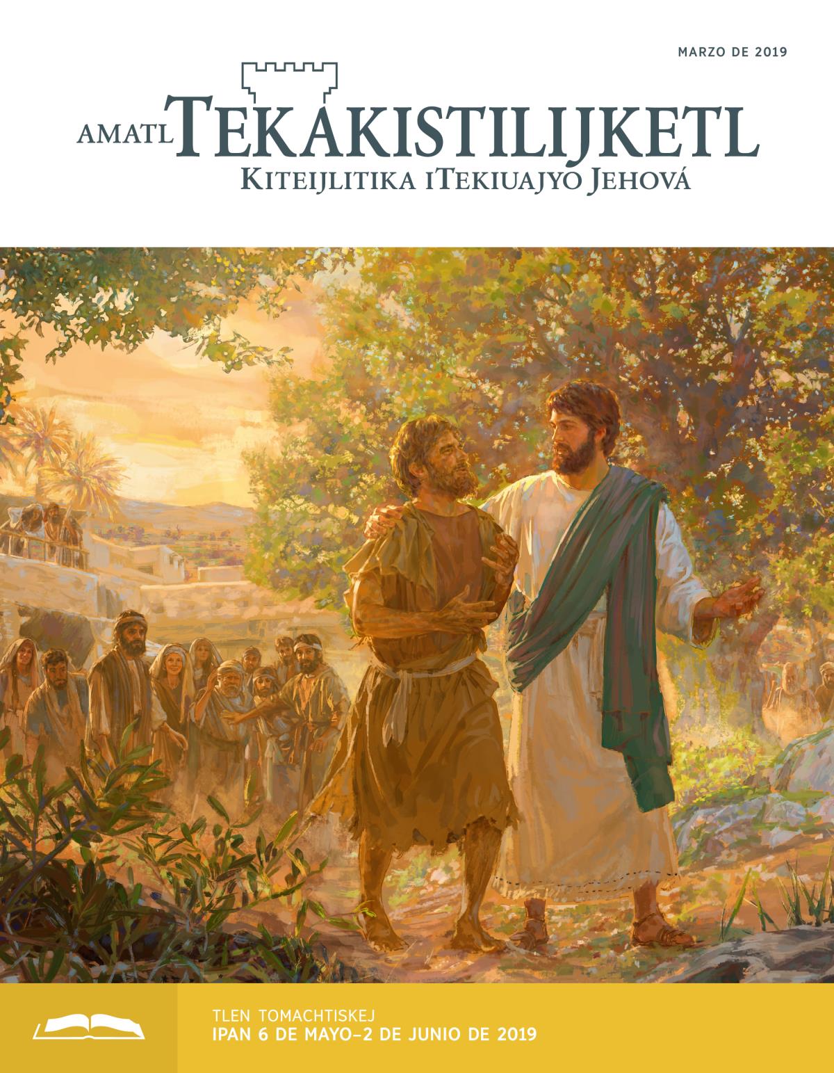 Amatl Tekakistilijketl (tlen tomachtiaj), marzo de 2019