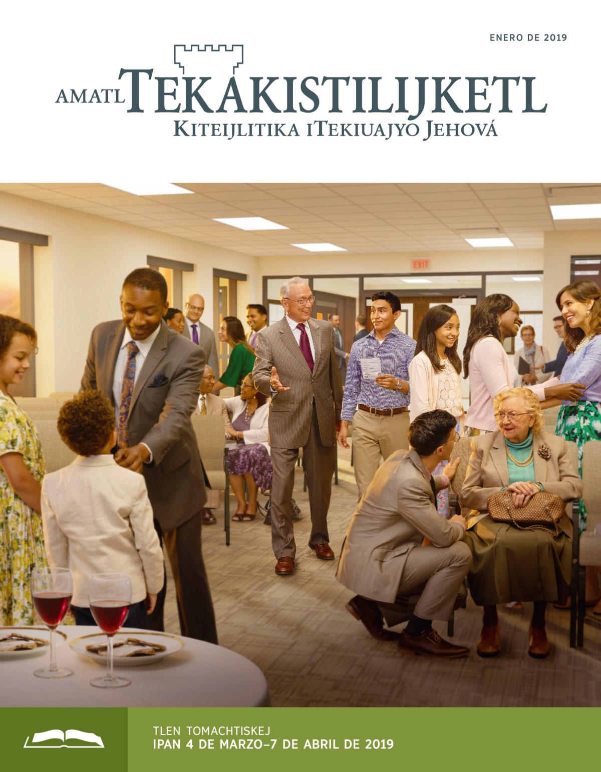 Amatl Tekakistilijketl (tlen tomachtiaj), enero de 2019