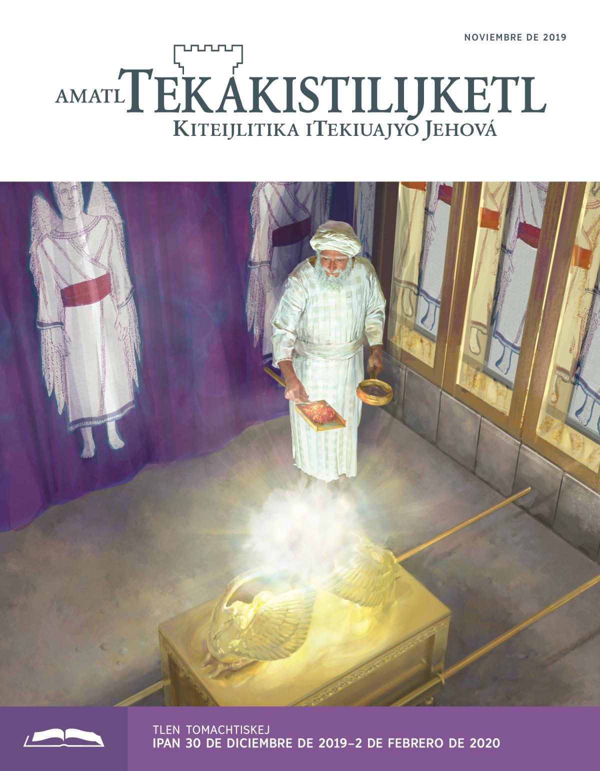 Amatl Tekakistilijketl (tlen tomachtiaj), noviembre de 2019