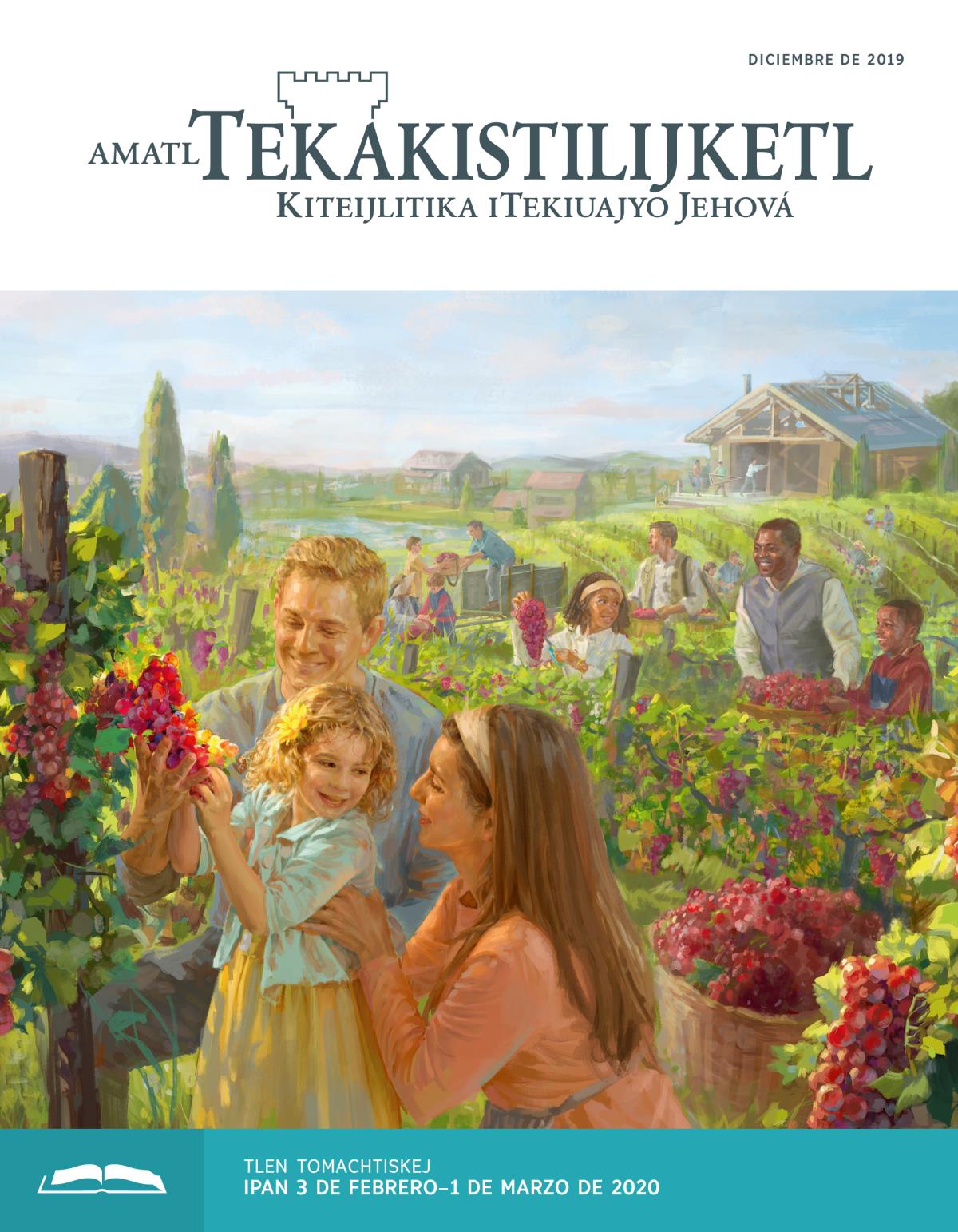 Amatl Tekakistilijketl (tlen tomachtiaj), diciembre de 2019