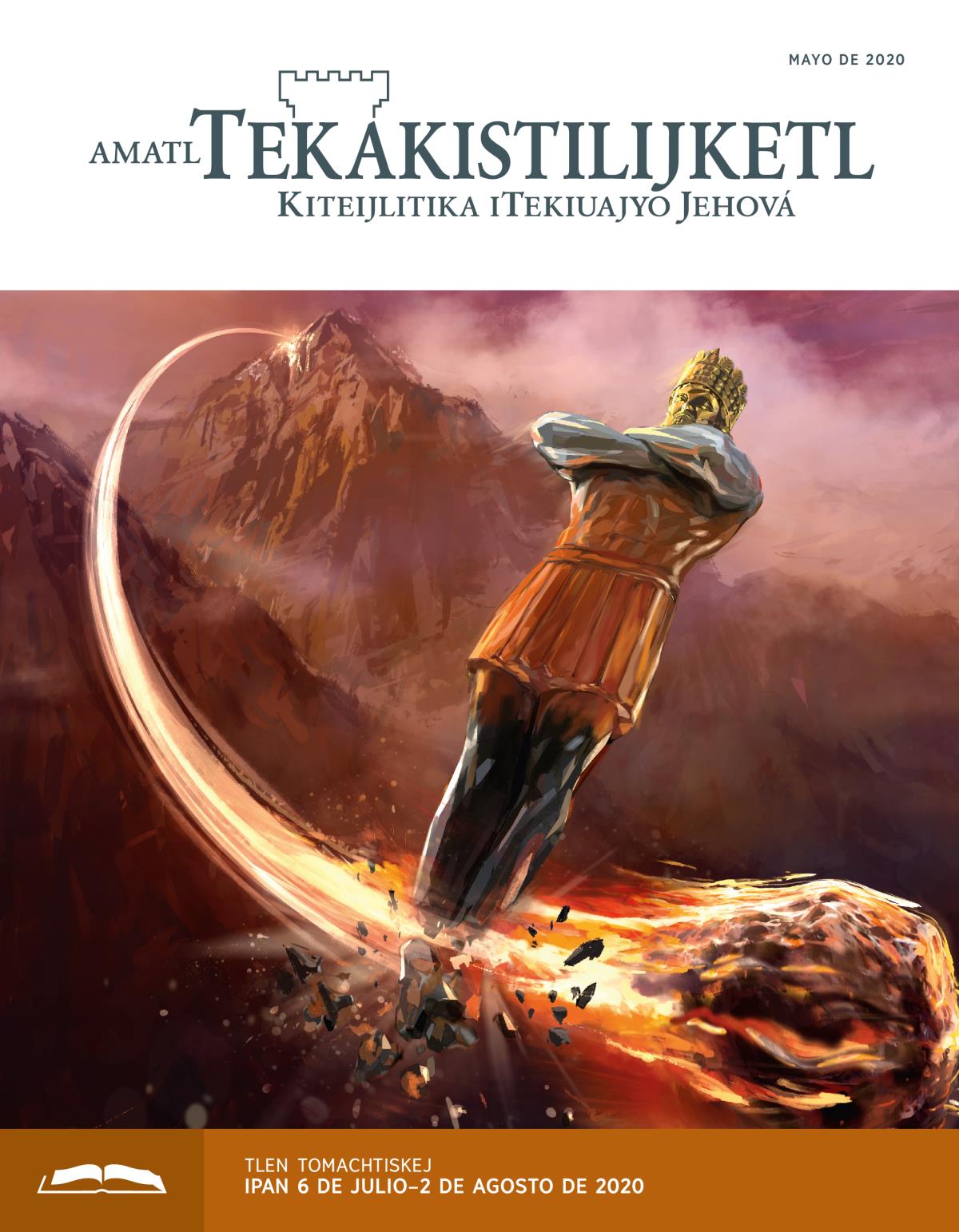 Amatl Tekakistilijketl (tlen tomachtiaj), mayo de 2020.
