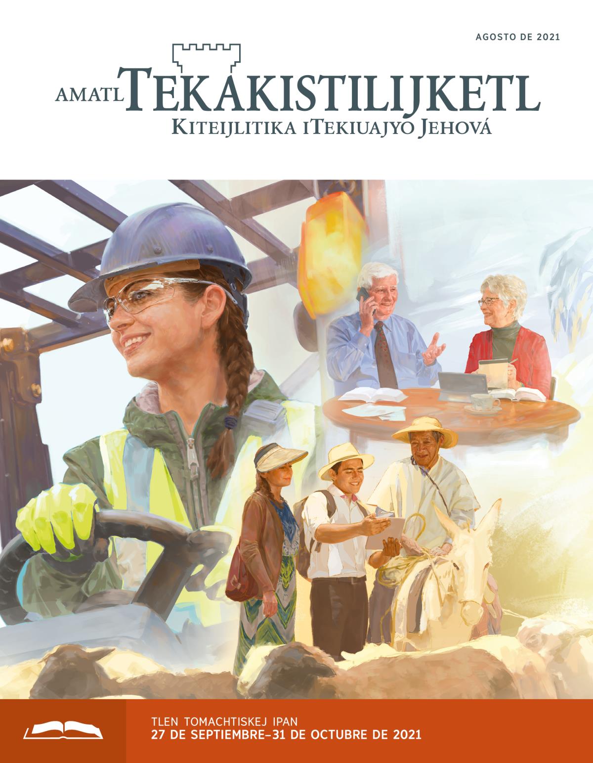 Amatl Tekakistilijketl (tlen tomachtiaj), agosto de 2021.