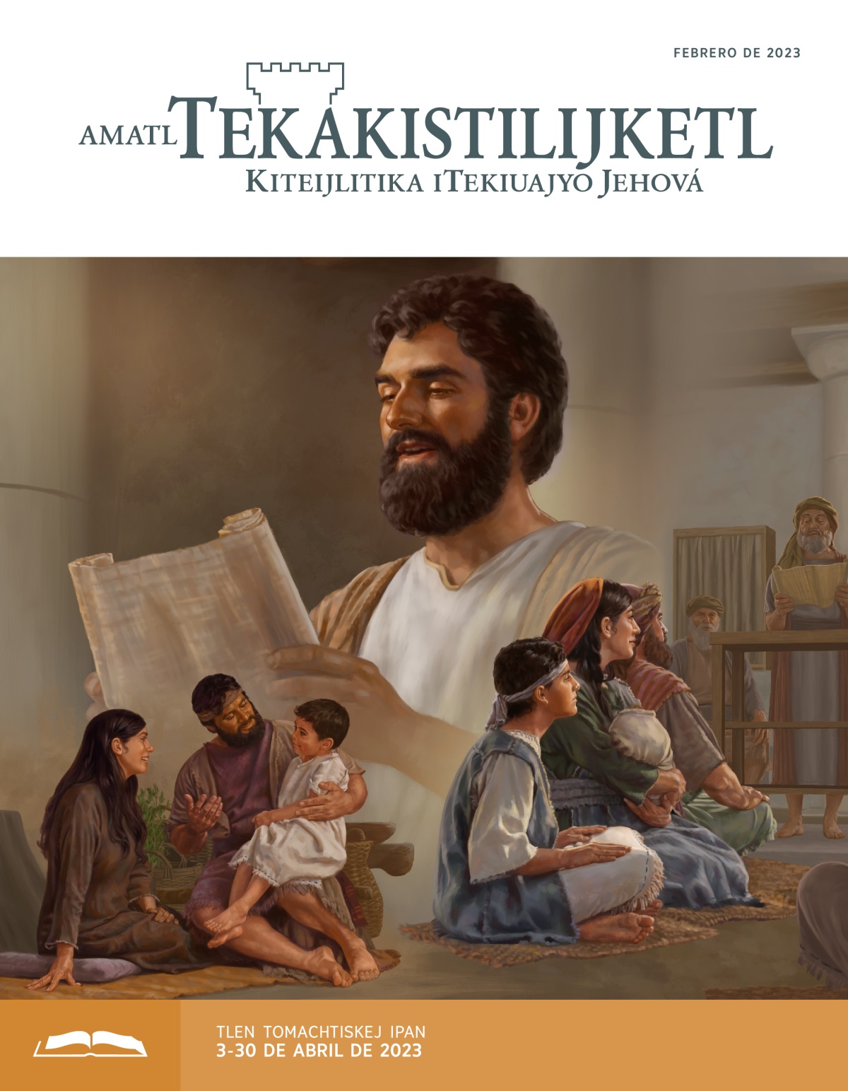 Amatl Tekakistilijketl (tlen tomachtiaj), febrero de 2023.