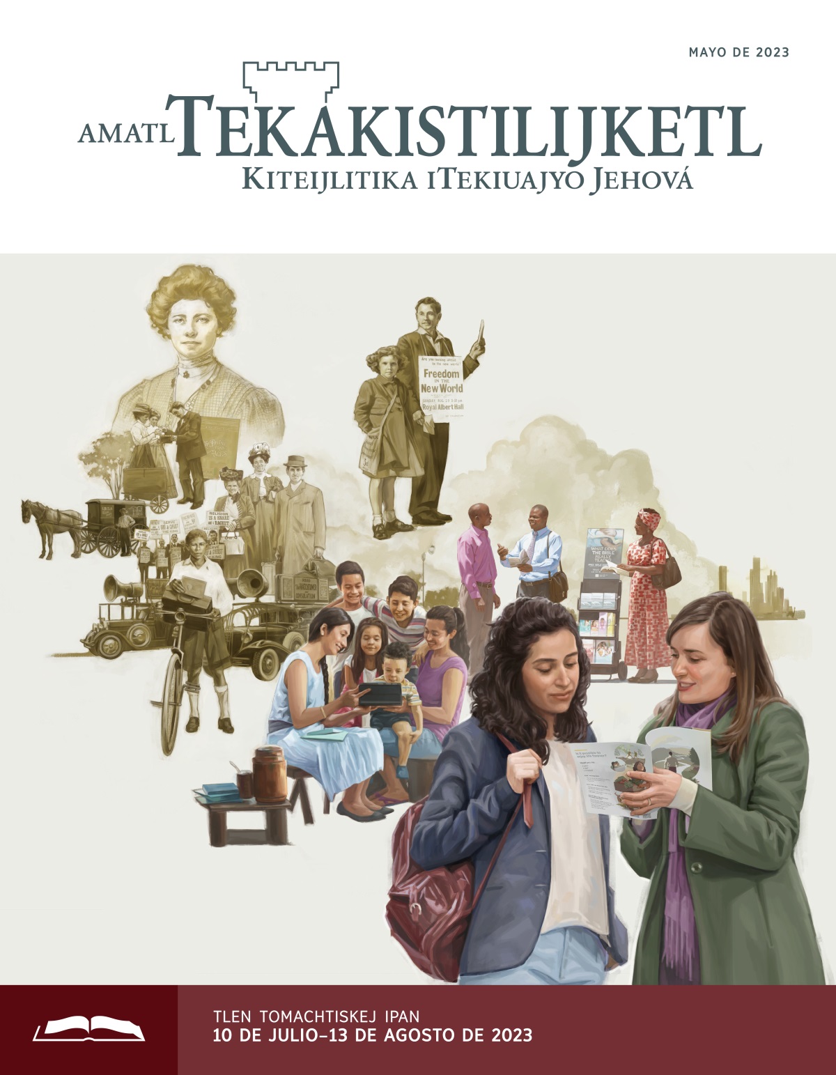Amatl Tekakistilijketl (tlen tomachtiaj), mayo de 2023.