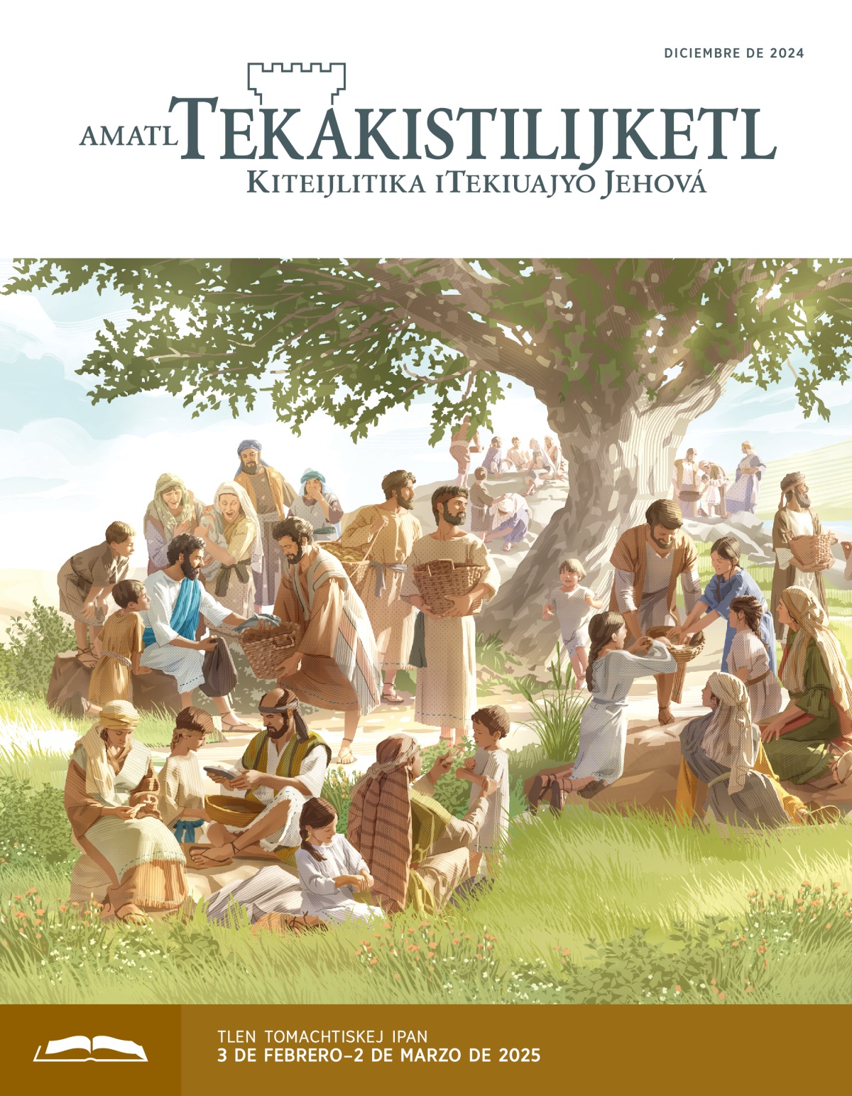 Jesús kinmaka pan niman michintsitsintin inomachtijkauan. Inomachtijkauan kinxejxelouiliaj tlakamej, siuamej niman kokonej.