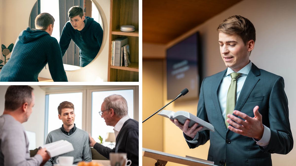 Zithunzi: M’bale wachinyamata yemwe akulimbana ndi zimene amalakwitsa. Zithunzi zitatu zotsatira zikusonyeza zimene zikuchitika.