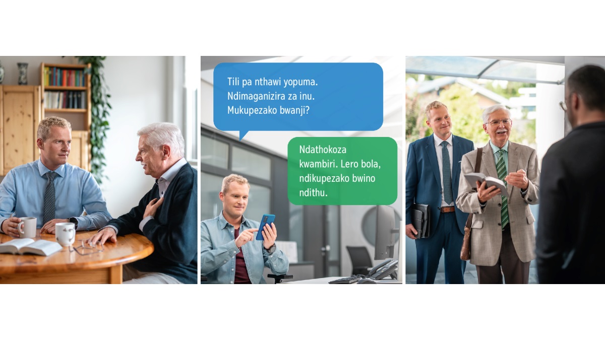 Zithunzi: Mkulu wachinyamata akulimbikitsa m’bale wachikulire wamumpingo mwawo. Zithunzizi zabwerezedwanso m’mutuwu.