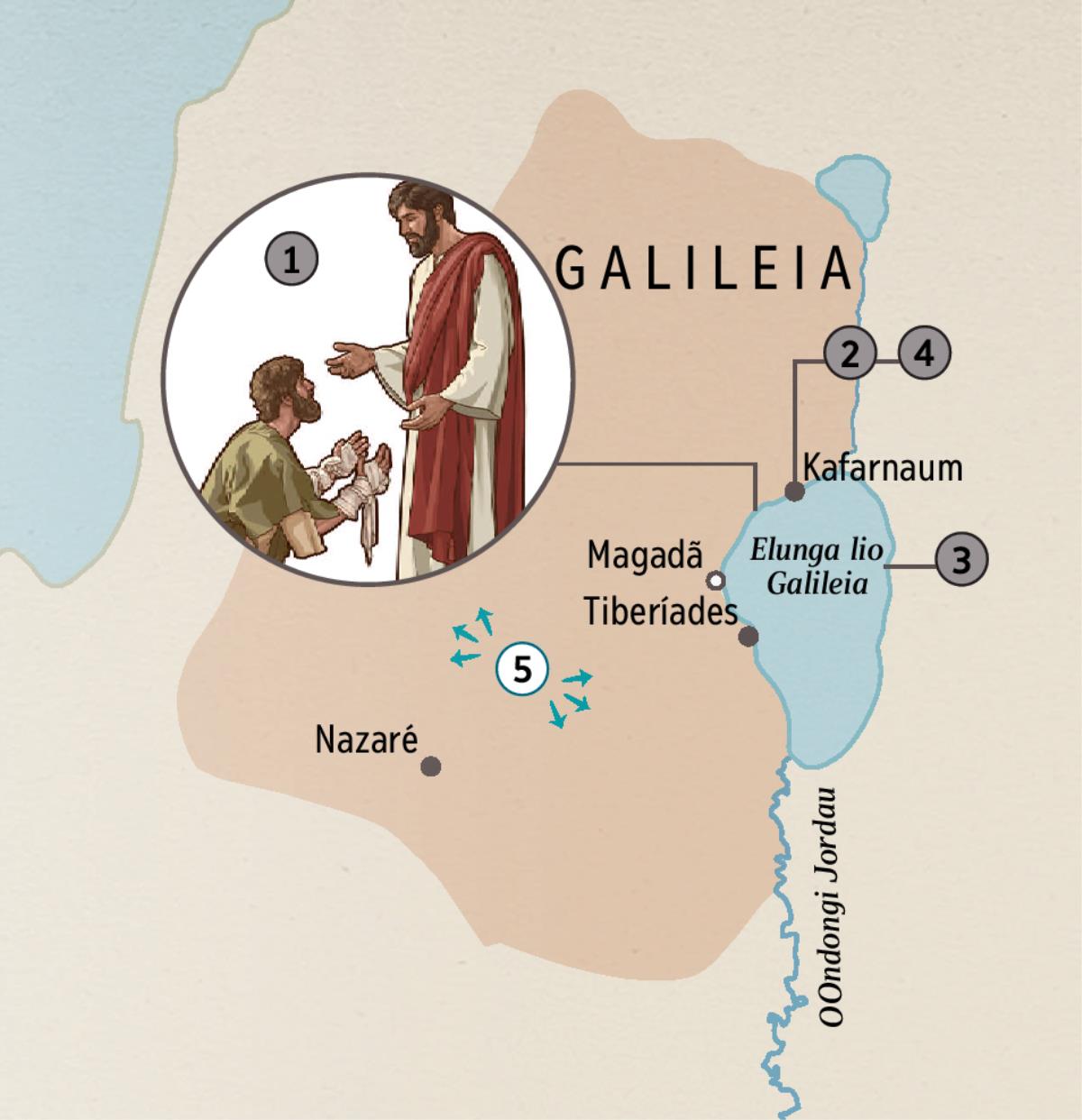 Mepunda-umbo lio Galileya omo Jesus ahakulila omunthu una otyilundu