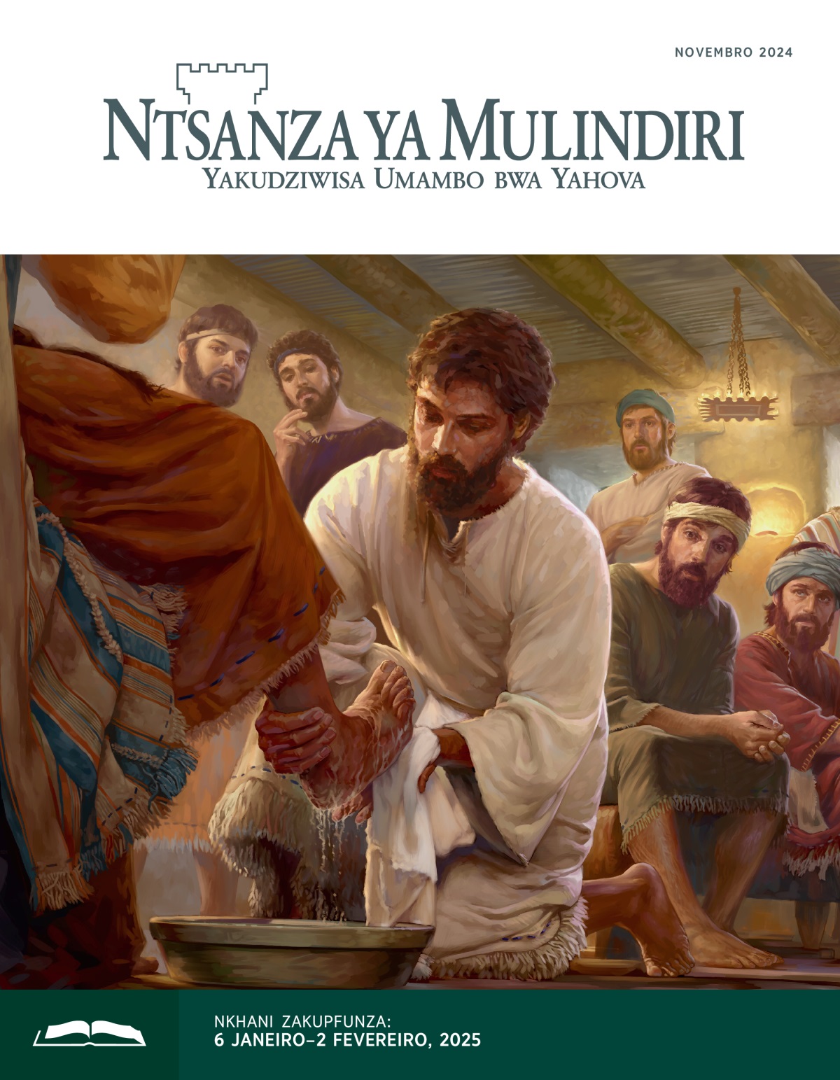 Jezu akutsuka nzayo za m’bodzi wa apostolo wace ndipo apostolo winangowo akudabwa.