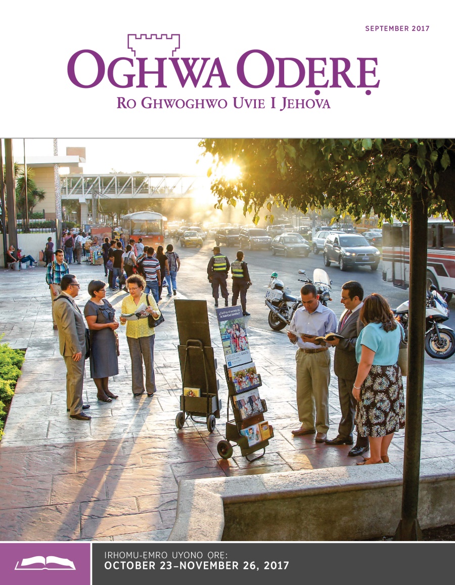Uyono Oghwa Odẹrẹ Ọrẹ September 2017