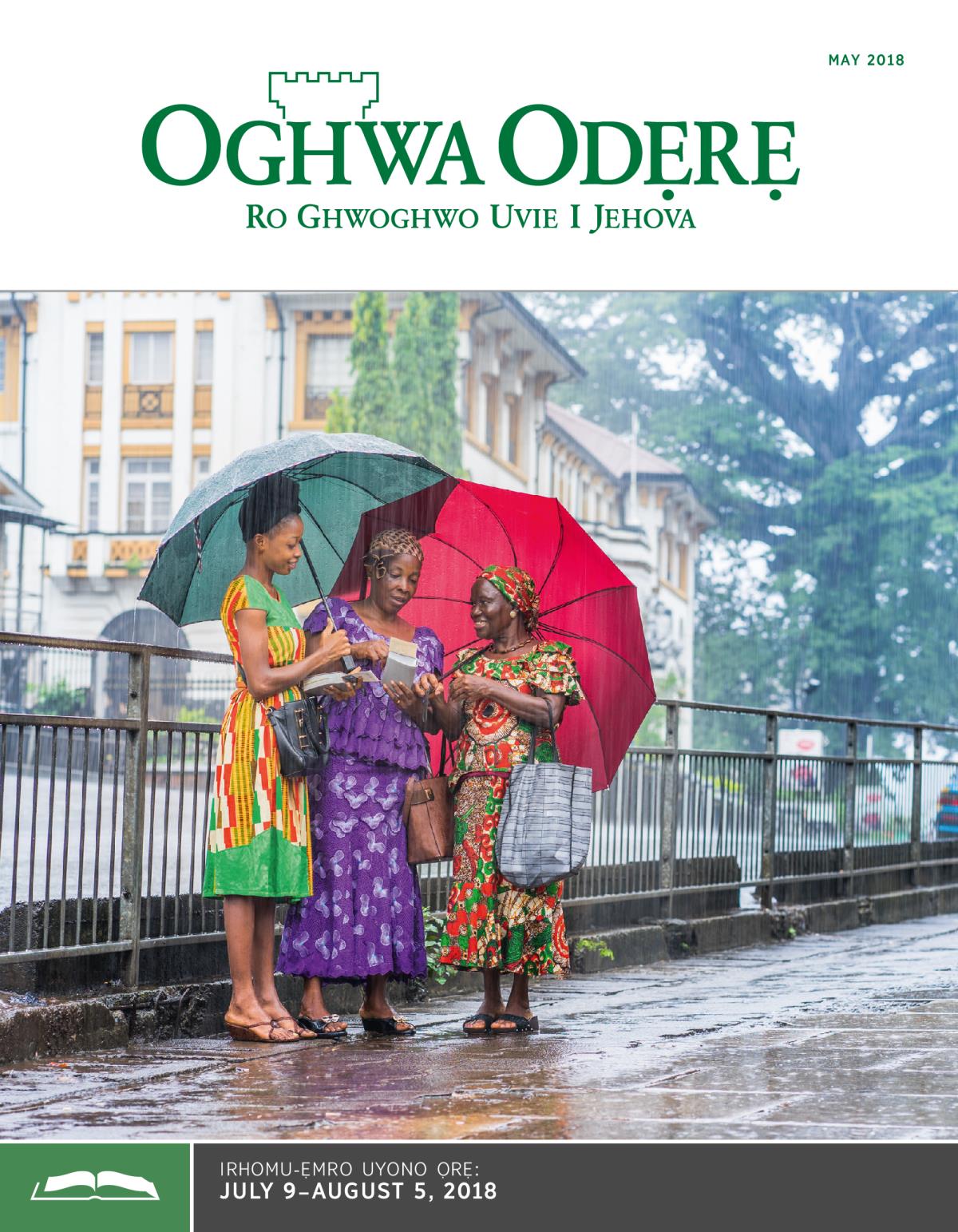 Oghwa Odẹrẹ ọre Yono, May 2018