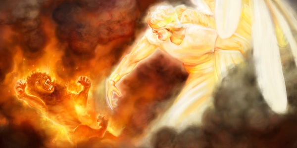 Yesus Kiristos inni ulfina qabeessa t⁠a⁠ʼe, Seexana isa leenca aadaa jirutti fakkeeffame utuu gara badiisaatti gad darbatuu