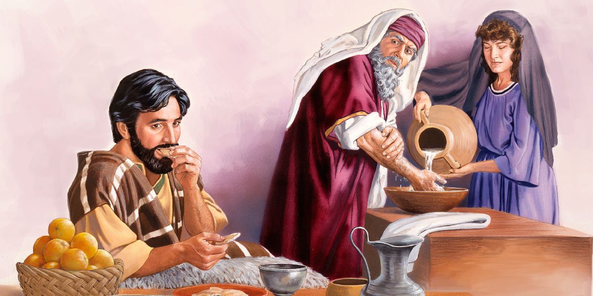 Фарисей йӕ къухтӕ ӕхсы ӕмӕ уайдзӕфгӕнӕгау кӕсы, хӕрыныл чи ӕрбадт, уыцы адӕймагмӕ