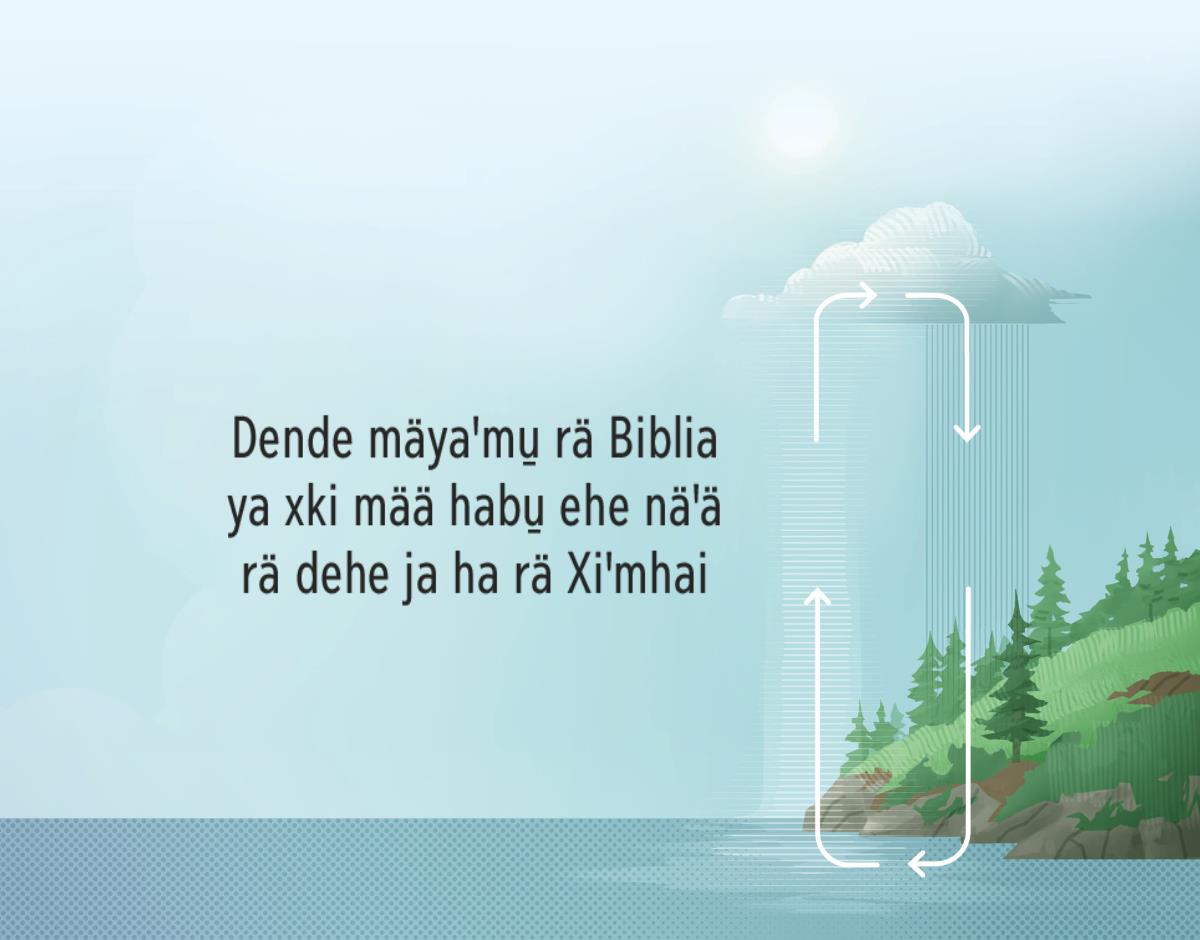 Dende mäyaꞌmu̱ rä Biblia ya xki mää habu̱ ehe näꞌä rä dehe ja ha rä Xiꞌmhai. Rꞌa yä flecha nuꞌu̱ udi hanja tagi rä dehe ꞌne po̱xä mänꞌaki ha yä gui.
