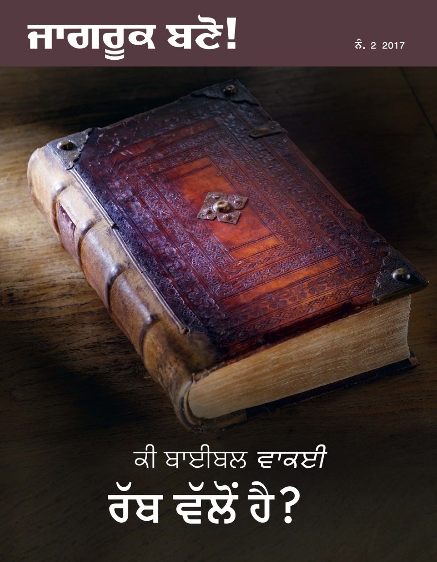 ਜਾਗਰੂਕ ਬਣੋ! ਨੰ. 2 2017 | ਕੀ ਬਾਈਬਲ ਵਾਕਈ ਰੱਬ ਵੱਲੋਂ ਹੈ?