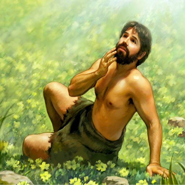 ਜੀਉਂਦਾ ਹੋਣ ਤੋਂ ਤੁਰੰਤ ਬਾਅਦ ਹਾਬਲ ਦੀ ਤਸਵੀਰ