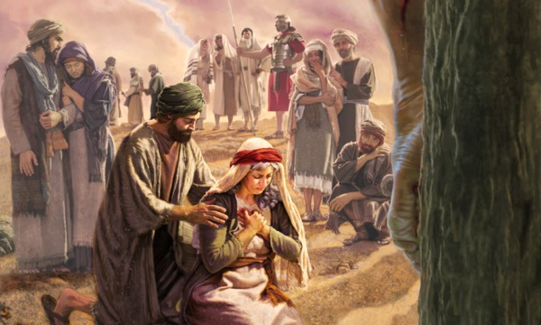 ਗਲਗਥਾ ਵਿਚ ਯਿਸੂ ਦੀ ਮੌਤ ’ਤੇ ਮਰੀਅਮ ਰੋਈ