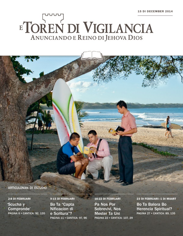 Portada di e Toren di Vigilancia—Edicion di Estudio, 15 di december 2014