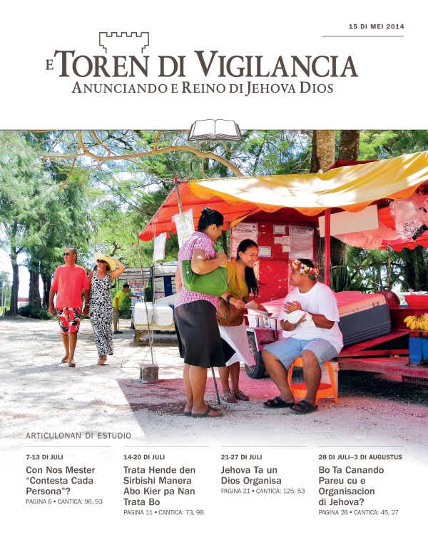 Portada di e Toren di Vigilancia—Edicion di Estudio, 15 di Mei 2014