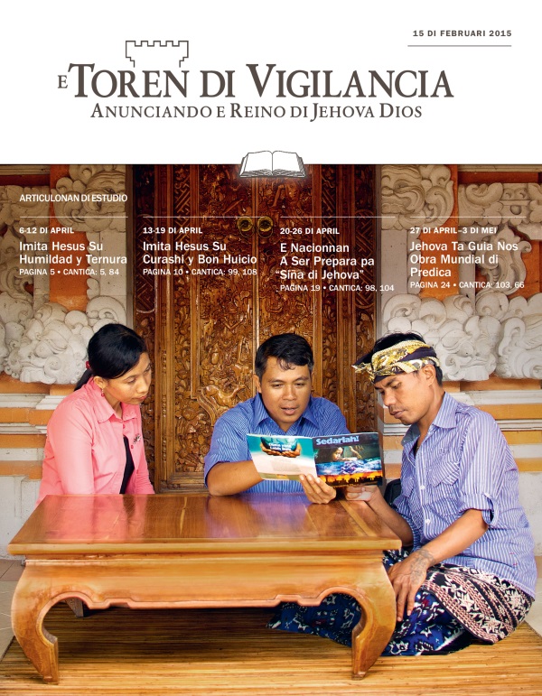  Portada di e Toren di Vigilancia—Edicion di Estudio, 15 di Februari 2015